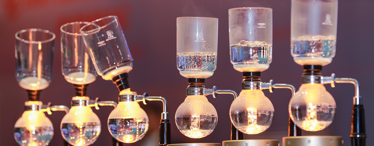 Hot Japanese Style Siphon Coffee Maker Pot Vacuum Glass Type Coffee  Machine